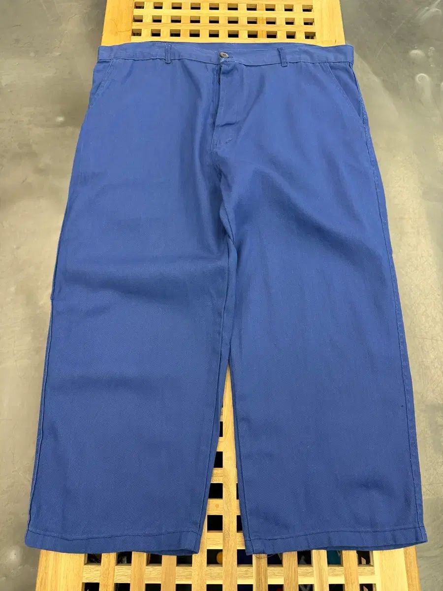 1990s EUROPEAN WASHED BLUE フレンチワークパンツ