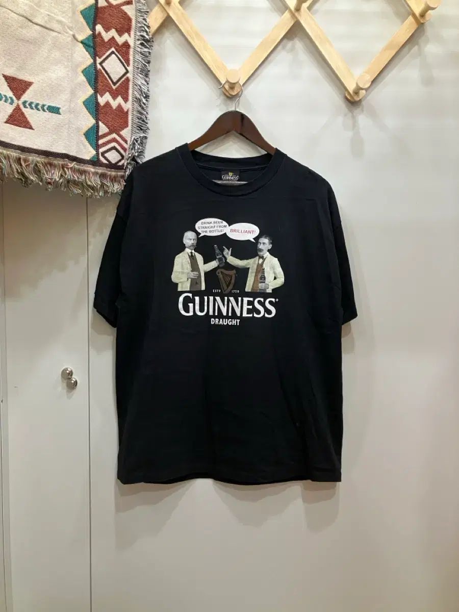 90s ギネス プリンティング Tシャツ