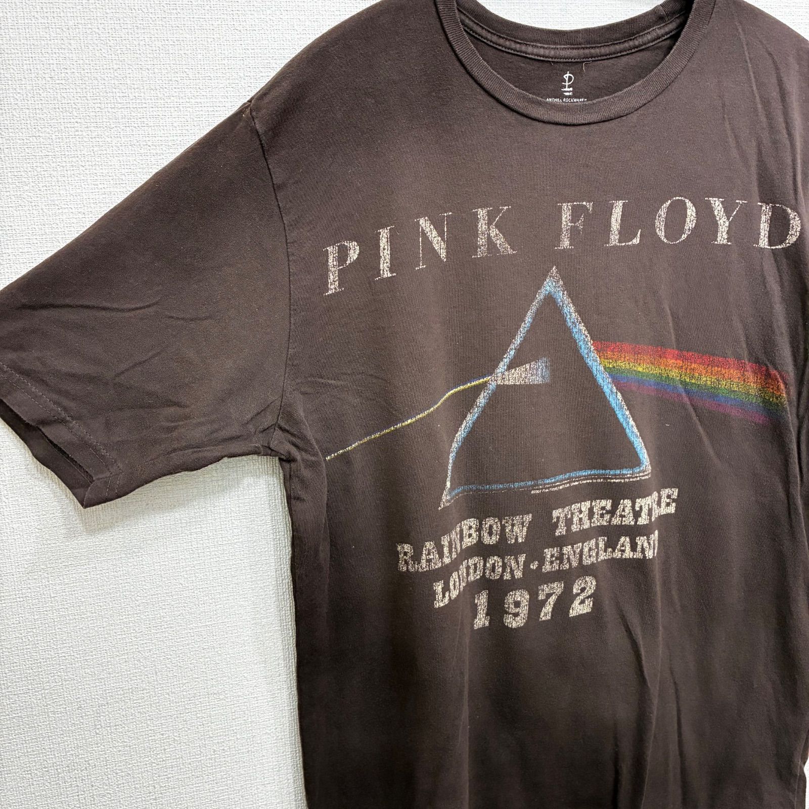 ピンクフロイド PINK FLOYD 公式ライセンス Tシャツ ブラウン Mサイズ 