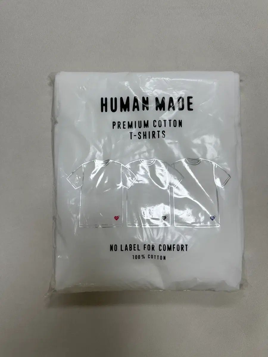 XL HUMAN MADE 白 Tシャツ 3パック 新品