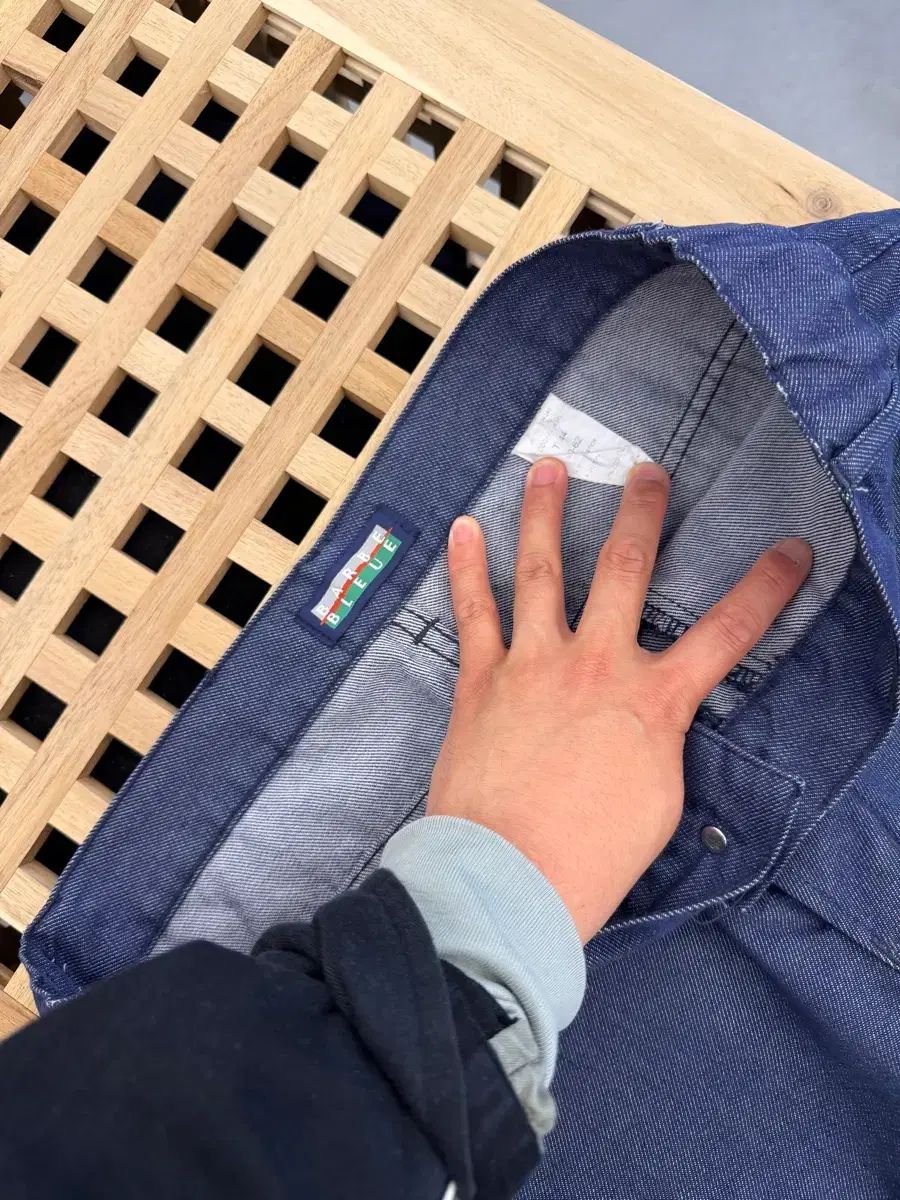 90s BARBE BLEUE フレンチデニム デニム フレンチウォークパンツ 90s BARBE BLEUE フレンチデニム デニム フレンチウォークパンツ