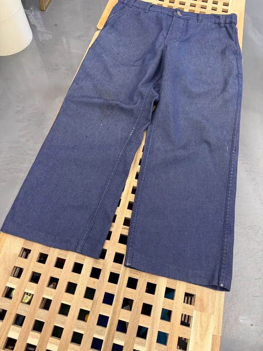 90s BARBE BLEUE フレンチデニム デニム フレンチウォークパンツ 90s BARBE BLEUE フレンチデニム デニム フレンチウォークパンツ