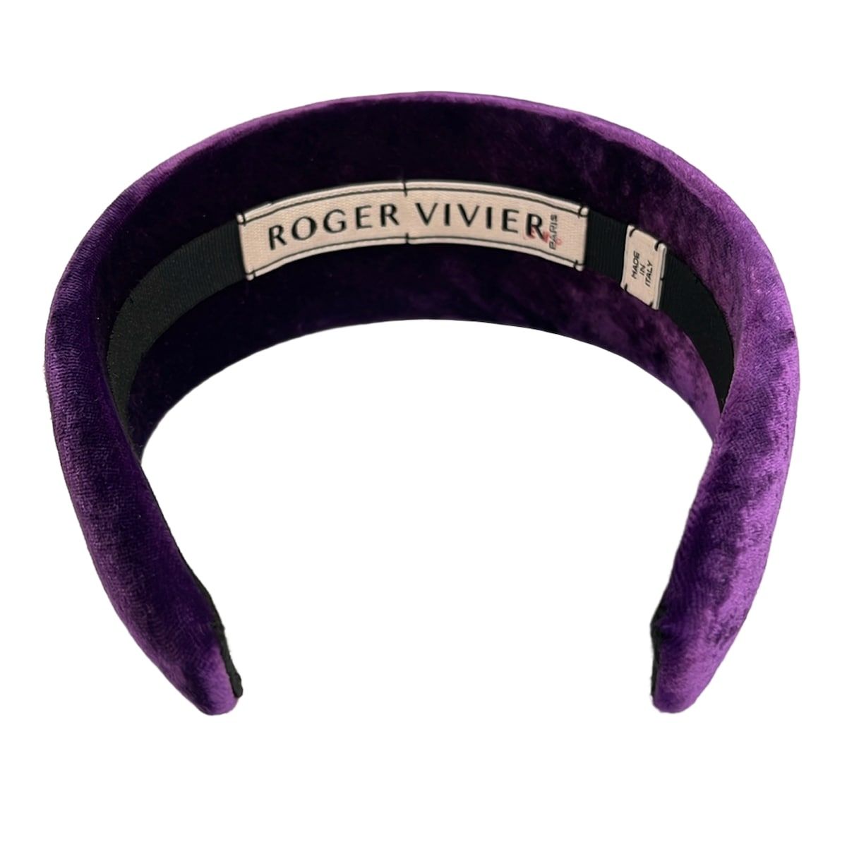 RogerVivier(ロジェヴィヴィエ) カチューシャ美品 パープル×シルバー