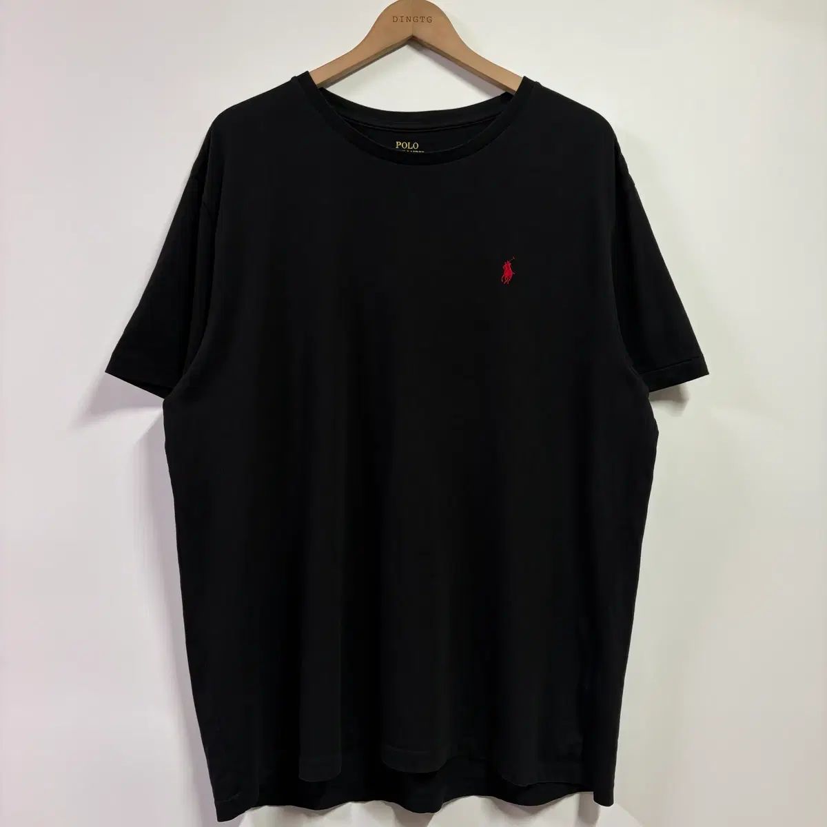 XL ポロネック半袖Tシャツ ブラック