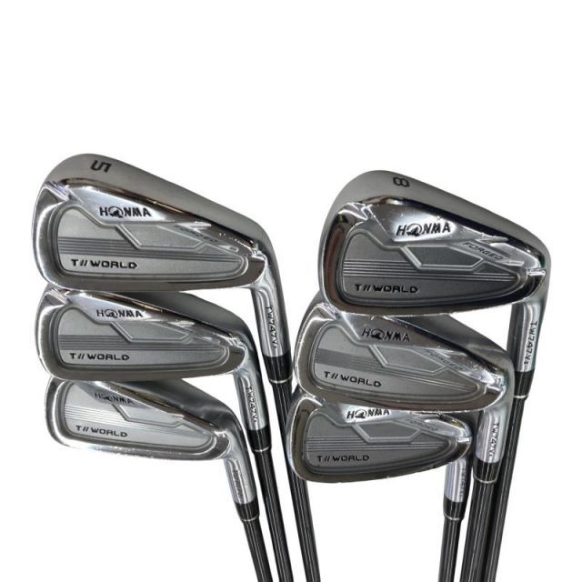【中古】 本間ゴルフ TOUR WORLD TW747Vx 6S アイアンセット IR VIZARD IB-WF85 (フレックスS) メンズ 男性用 右利き 右用 Cランク ゴルフクラブ
