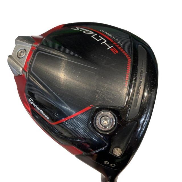 【中古】 テーラーメイド STEALTH2 9° ドライバー DR TENSEI RED TM50(STEALTH DR) (フレックスS) メンズ 男性用 右利き 右用 Cランク ゴルフクラブ
