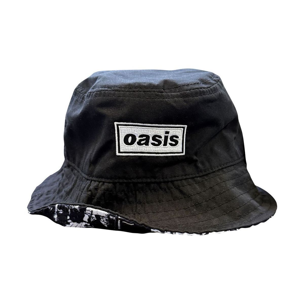 Oasis リバーシブルバケットハット オアシス Decca Logo/Definitely Maybe