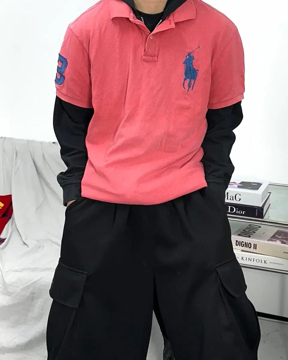 ポロ ラルフローレン dc ピング BIGポニー pk L