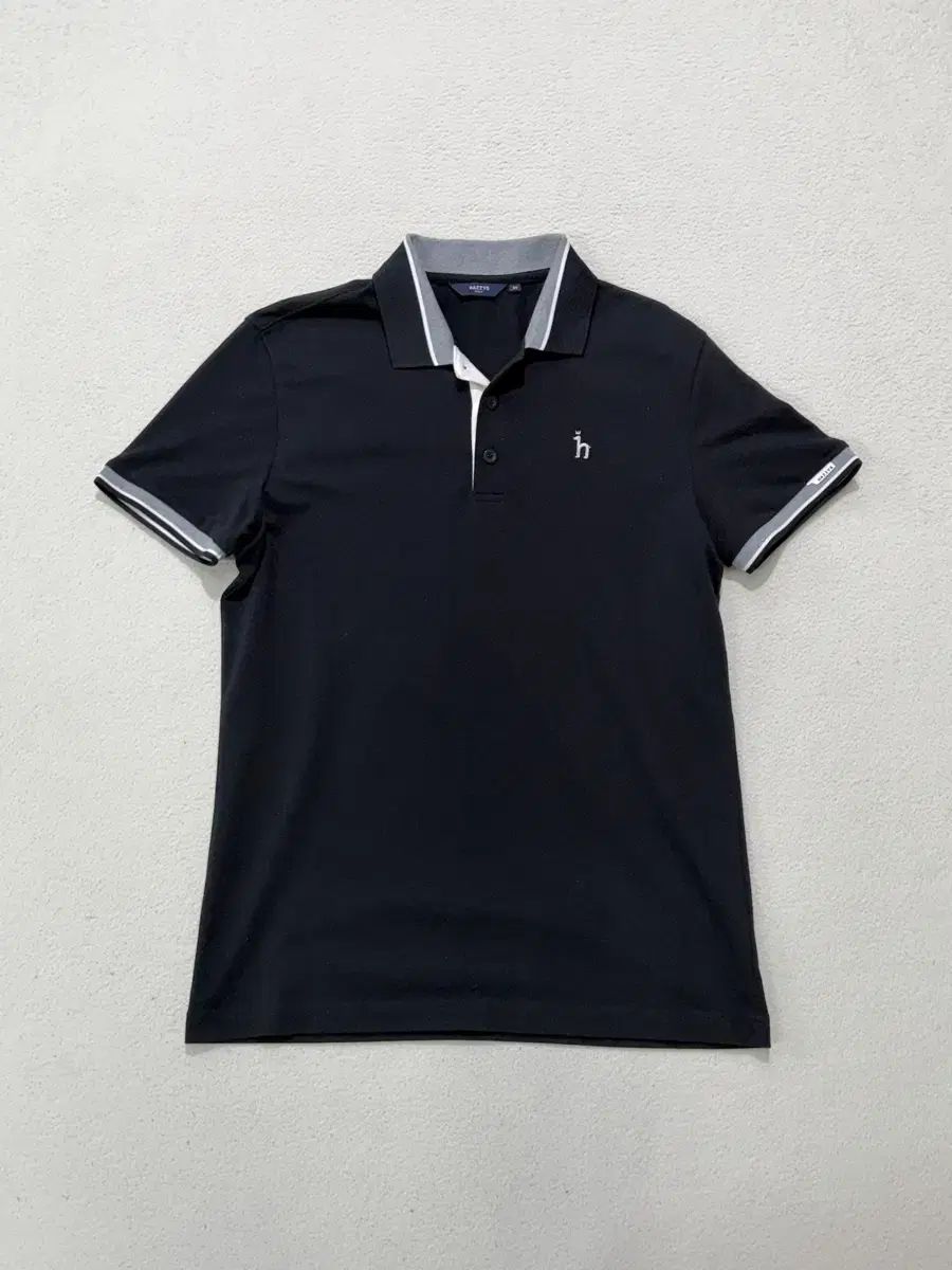 HAZZYS（ヘジス） ゴルフ カラーTシャツ ブラック M サイズ 95