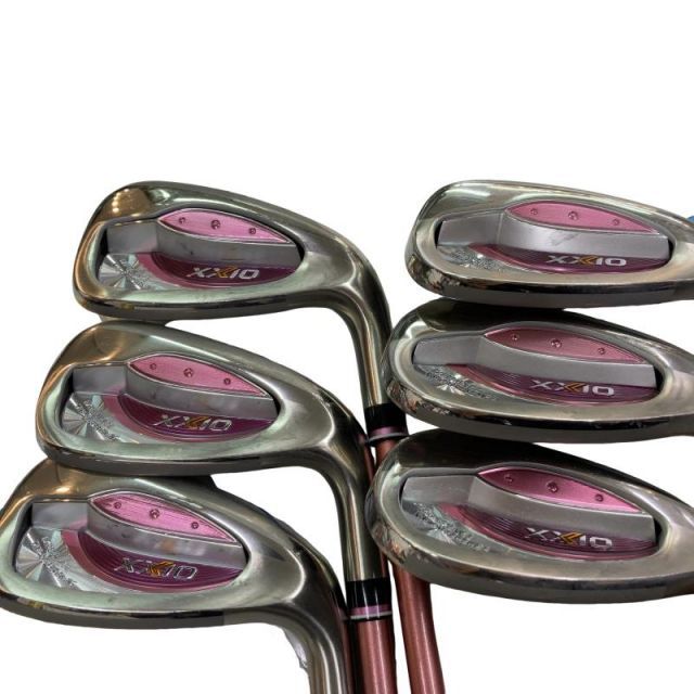 【中古】 ダンロップ XXIO(2024) 6S(ボルドー) レディース アイアンセット IR XXIO MP1300L(IR) ボルドー (フレックスL) レディース 女性用 右利き 右用 Cランク ゴルフクラブ