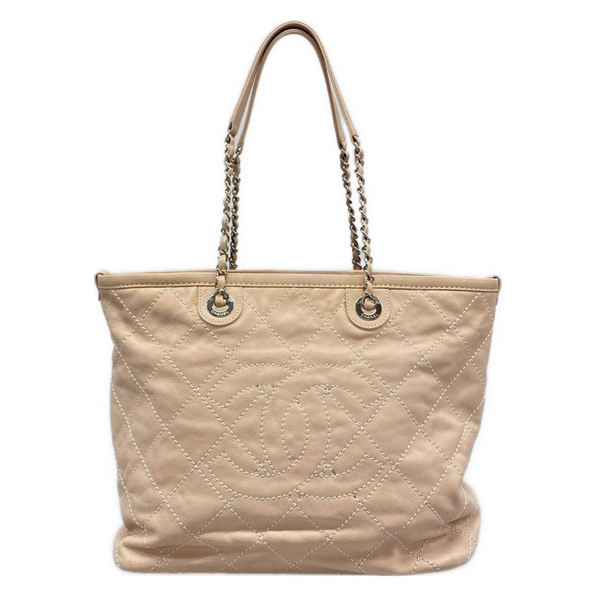 CHANEL ショルダーバッグ ベージュ チェーン 【公式通販】