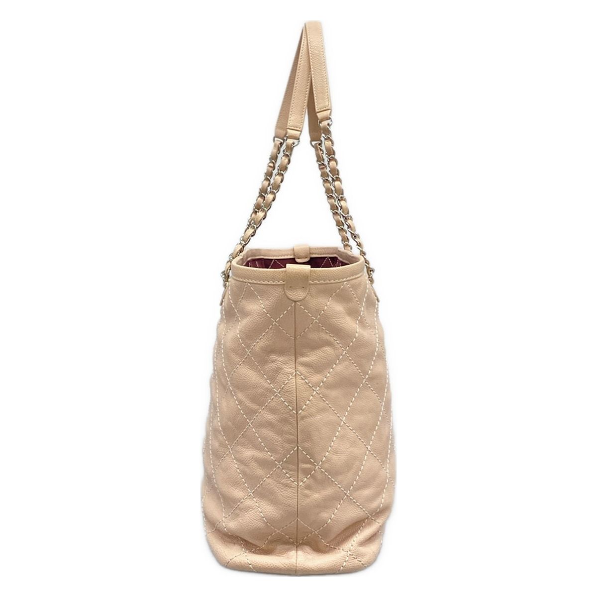 CHANEL(シャネル) ショルダーバッグ ワイルドステッチ ベージュ 