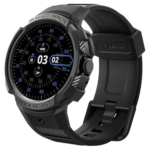Spigen Google Pixel Watch 41mm 一体型バンド【Pixel Watch 3 / 2 / 1 41mm 対応】ケース 耐衝撃 スポーツバンド 落下 衝撃吸収 耐久性 傷防止 ラギッド・アーマー・プロ ACS04800 e3796215