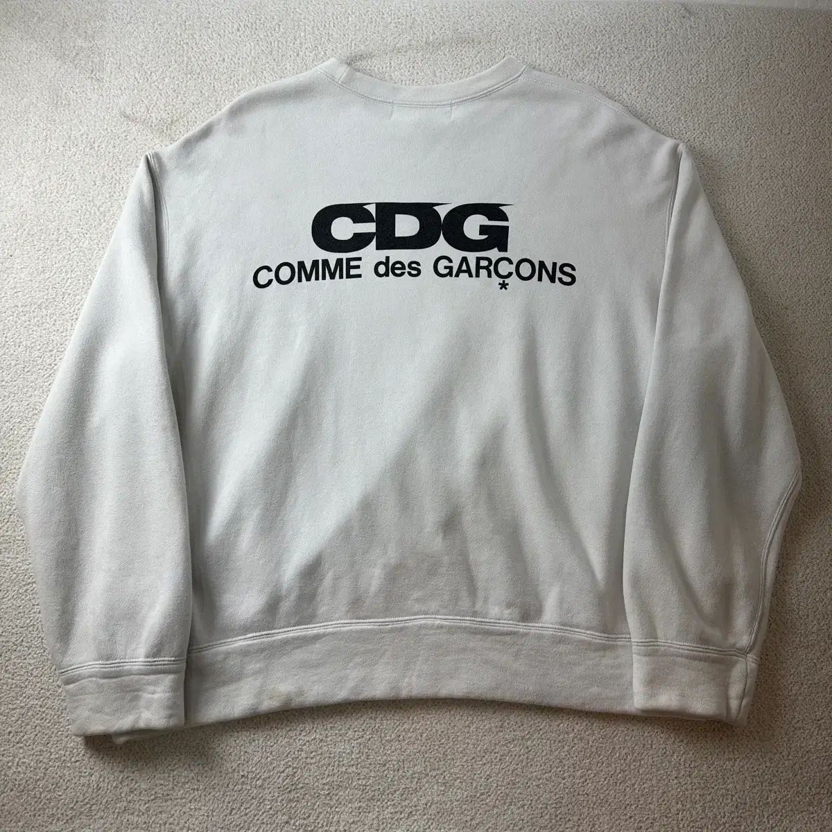 100 コム・デ・ギャルソン CDG バックロゴ スウェット