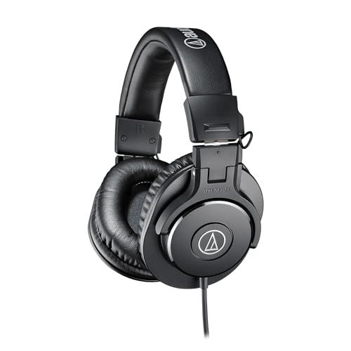 オーディオテクニカ ATH-M30x プロフェッショナル モニターヘッドホン 有線 【モニター/ミキシング/密閉型/折り畳み式/ケーブル長3.0m/国内正規品】ブラックp 981c544e
