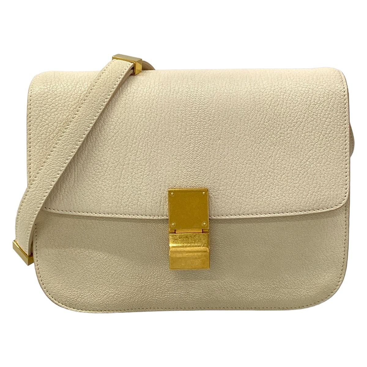 CELINE(セリーヌ) ショルダーバッグ クラシックボックス ミディアム 164173AAE.01BC 白