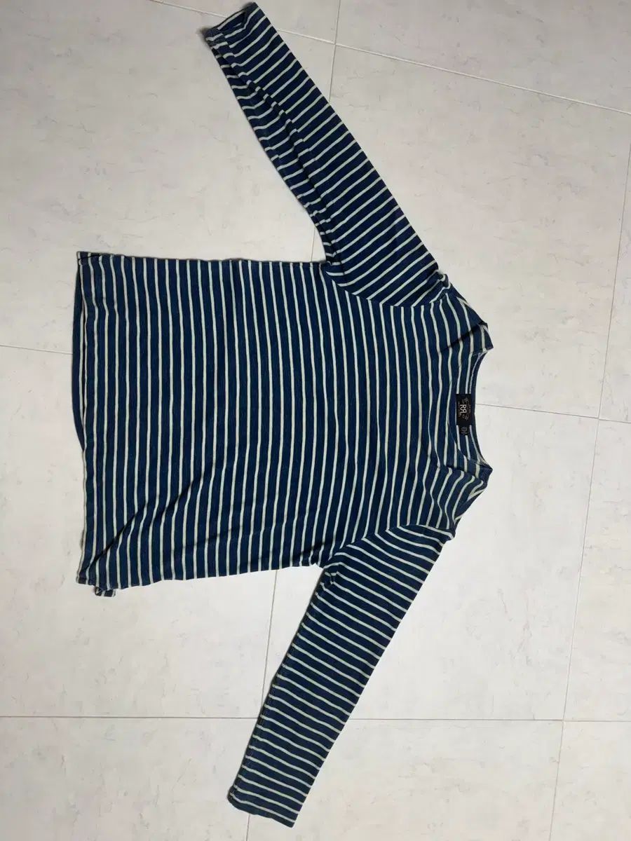RRL(ダブルアールエル) 長袖ストライプ Tシャツ