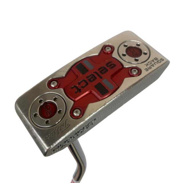 【中古】 タイトリスト SCOTTY CAMERON select SQUAREBACK(2014) 33インチ パター PT スチール (フレックスその他) メンズ 男性用 右利き 右用 Cランク ゴルフクラブ