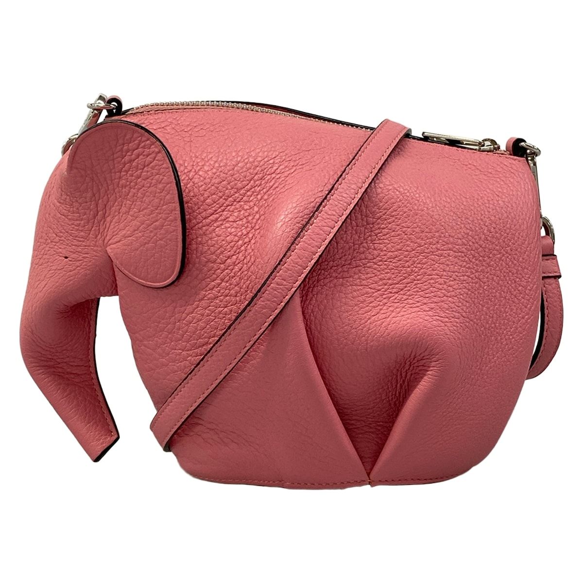 LOEWE(ロエベ) ショルダーバッグ エレファントバッグ ピンク スモール レザー