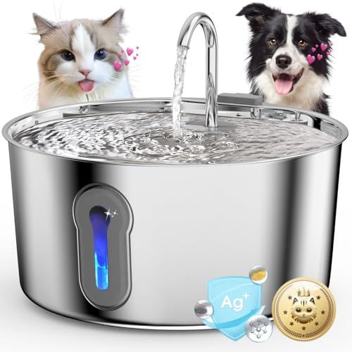 【新登場|4L大容量|銀イオン6層フィルター綿】GERYTOR 猫 給水器 猫 水飲み器 犬 水飲み器 自動給水器 猫 ステンレス製 ペット 水飲み器 ペット給水器|LEDライト付き USB給電式 静音 循環式浄水 節電設計|猫 犬 鳥用 多 58ecd7ec 【新登場|4L大容量|銀イオン6層フィルター綿】GERYTOR 猫 給水器 猫 水飲み器 犬 水飲み器 自動給水器 猫 ステンレス製 ペット 水飲み器 ペット給水器|LEDライト付き USB給電式 静音 循環式浄水 節電設計|猫 犬 鳥用 多 58ecd7ec