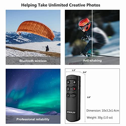 PHOLSY RMT-P1BT カメラ ワイヤレス リモコン レリーズ リモートコントローラー Bluetooth リモートスイッチ Sony 用 a1 a6400 a6600 a6700 a7C a7M3 a7M4 a7RM3 a7RM4 64b14452 PHOLSY RMT-P1BT カメラ ワイヤレス リモコン レリーズ リモートコントローラー Bluetooth リモートスイッチ Sony 用 a1 a6400 a6600 a6700 a7C a7M3 a7M4 a7RM3 a7RM4 64b14452