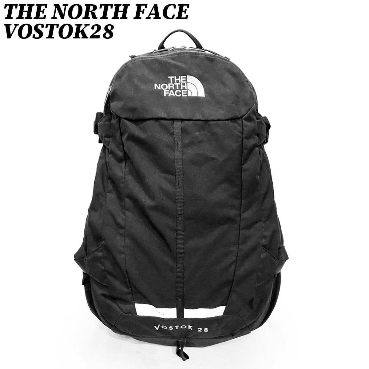 【クーポン】バッグ リュック ザ ノースフェイス ボストーク バックパック ナイロン ブラック THE NORTH FACE VOSTOK NM71401 正規品 中古 古着 ブランド 匿名配送
