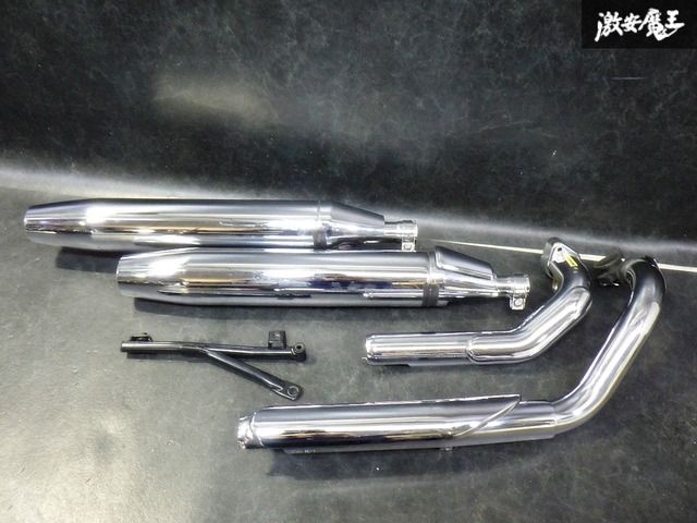 ☆即発送☆ YAMAHA ヤマハ純正 VP13J ドラッグスター 1100 5KSP ノーマル マフラー サイレンサー ステー付き サイレンサー フルエキ