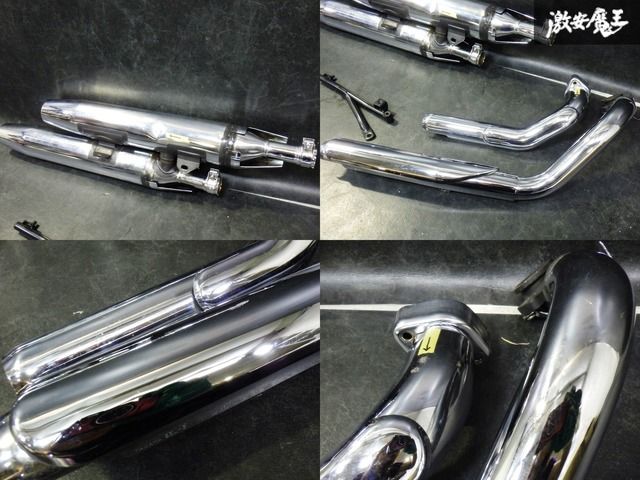 ☆即発送☆ YAMAHA ヤマハ純正 VP13J ドラッグスター 1100 5KSP ノーマル マフラー サイレンサー ステー付き サイレンサー フルエキ