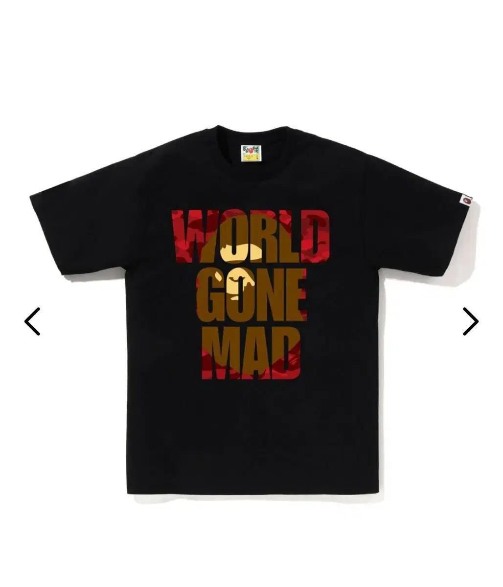 A BATHING APE COLOR カモフラ WGM ヘッド オーバラブ Tシャツ