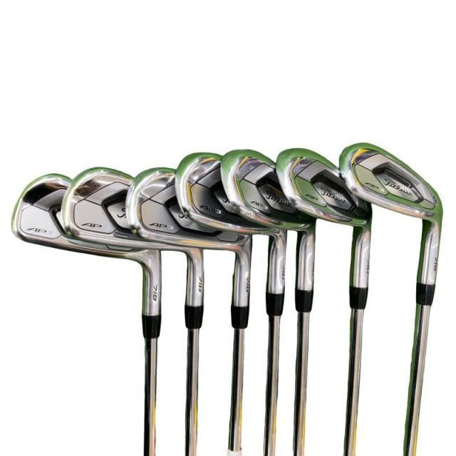 【中古】 タイトリスト Titleist AP3 718 7S アイアンセット IR 純正特注シャフト (フレックスS) メンズ 男性用 右利き 右用 Cランク ゴルフクラブ