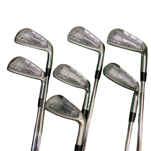 【中古】 キャロウェイ RAZR X FORGED 6S アイアンセット IR Dynamic Gold (フレックスS) メンズ 男性用 右利き 右用 Cランク ゴルフクラブ