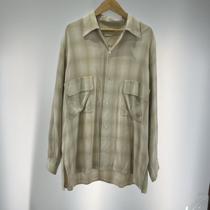 【中古】YOKE 22SS OVERSIZED OPEN COLLAR SHIRT サイズ2 YK22SS0329SH ヨーク オープンカラーシャツ[19]