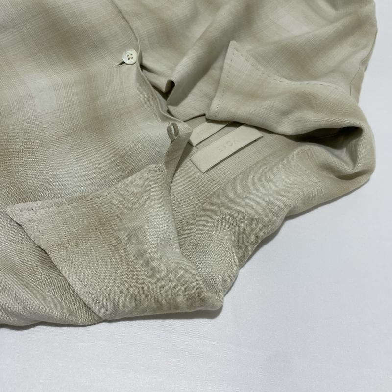 【中古】YOKE 22SS OVERSIZED OPEN COLLAR SHIRT サイズ2 YK22SS0329SH ヨーク オープンカラーシャツ[19]