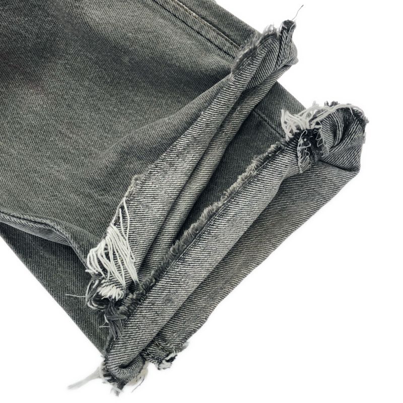 【中古】00s LEVI'S 501 先染めブラックデニム W32 刻印524 USA製 △スレ､破れあり リーバイス[19]