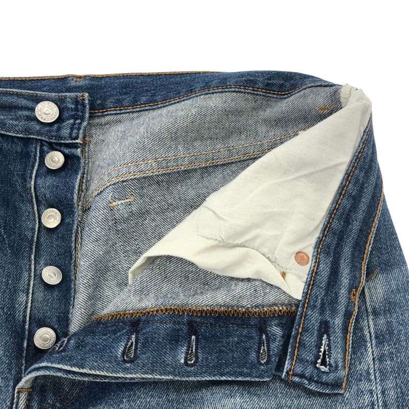 【中古】90s LEVI'S 501 デニムパンツ W32 刻印555 バレンシア製 USA製 リーバイス[19]