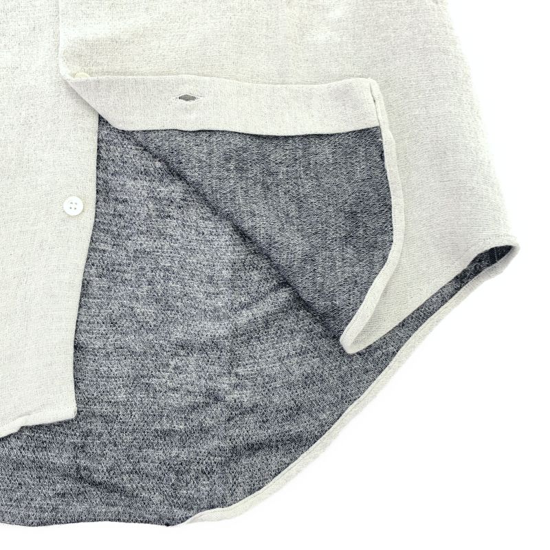 【中古】CAMISAS MANOLO 長袖シャツ サイズ46 26010601 グレー カミサス マノロ[19]