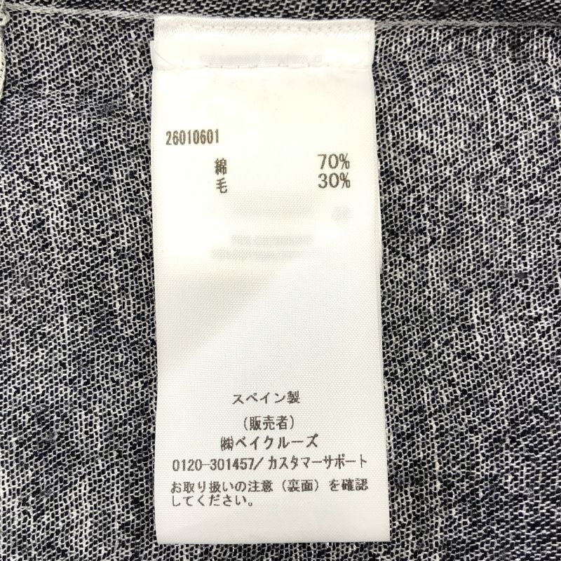 【中古】CAMISAS MANOLO 長袖シャツ サイズ46 26010601 グレー カミサス マノロ[19]