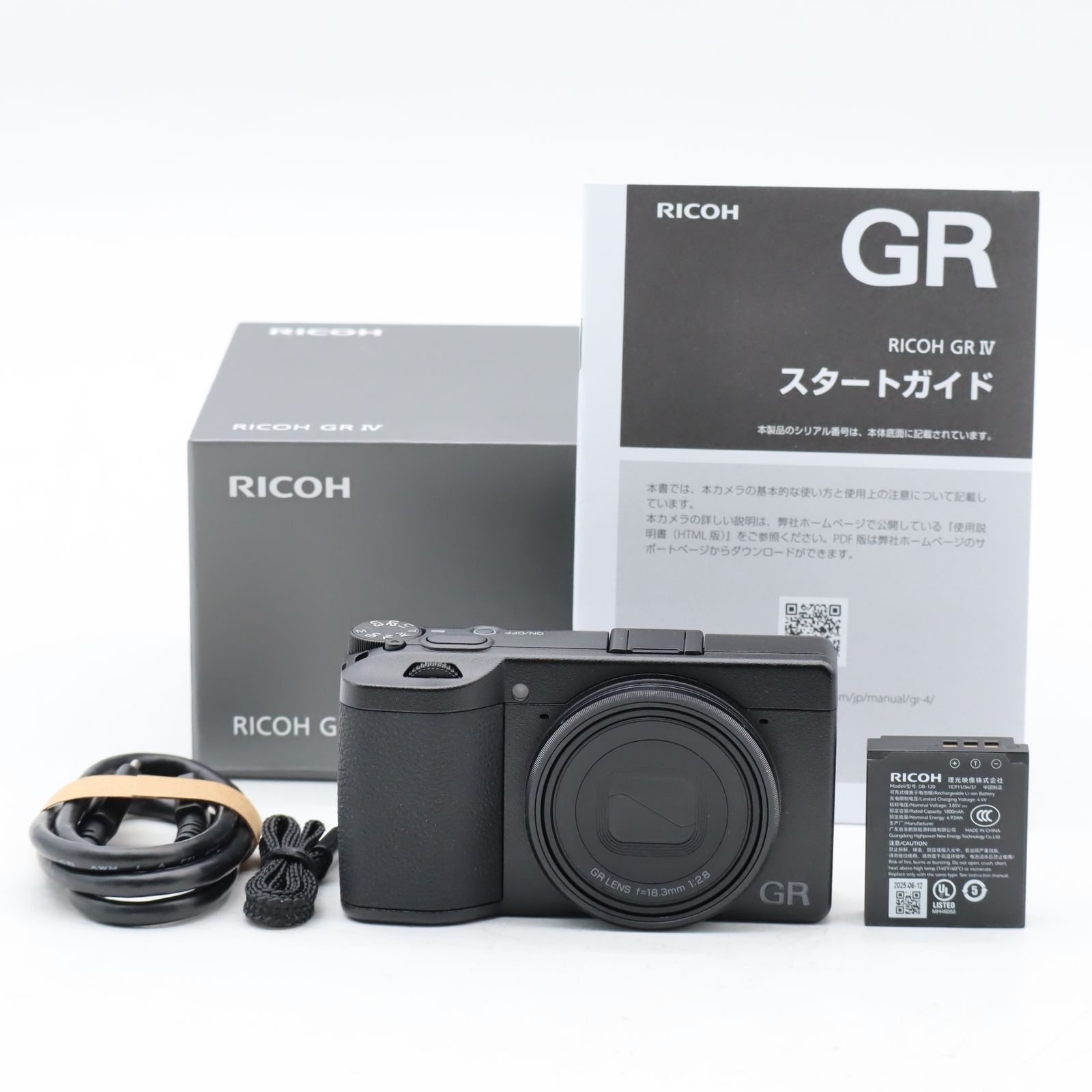 RICOH GR IV｜APS-C 高画質コンパクトデジタルカメラ｜GRレンズ搭載・スナップ撮影向け リコー【中古】