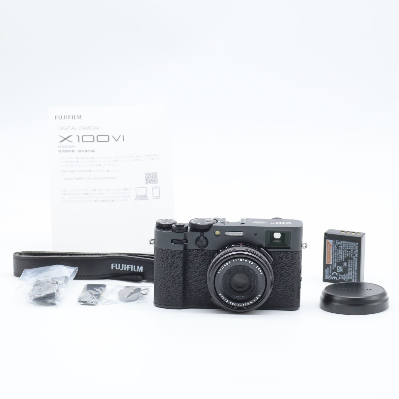 【ショット数774】FUJIFILM X100VI ブラック｜APS-C 高画質コンパクトデジタルカメラ｜23mm F2単焦点・手ブレ補正搭載 富士フイルム【中古】
