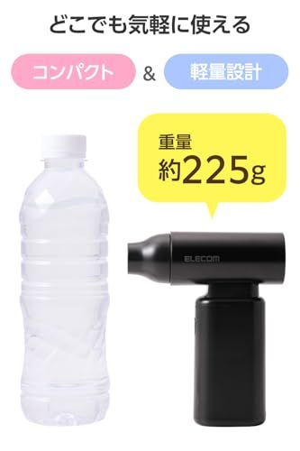 エレコム 日本メーカー 電動エアダスター ブロワー 充電式 強力 小型 軽量 逆さ噴射可能 69000rpm高速回転 最大風速18m/s 3段階風量調整 3種類ノズル付き ブラック ADWALBB02BKkk 137cf5ce エレコム 日本メーカー 電動エアダスター ブロワー 充電式 強力 小型 軽量 逆さ噴射可能 69000rpm高速回転 最大風速18m/s 3段階風量調整 3種類ノズル付き ブラック ADWALBB02BKkk 137cf5ce