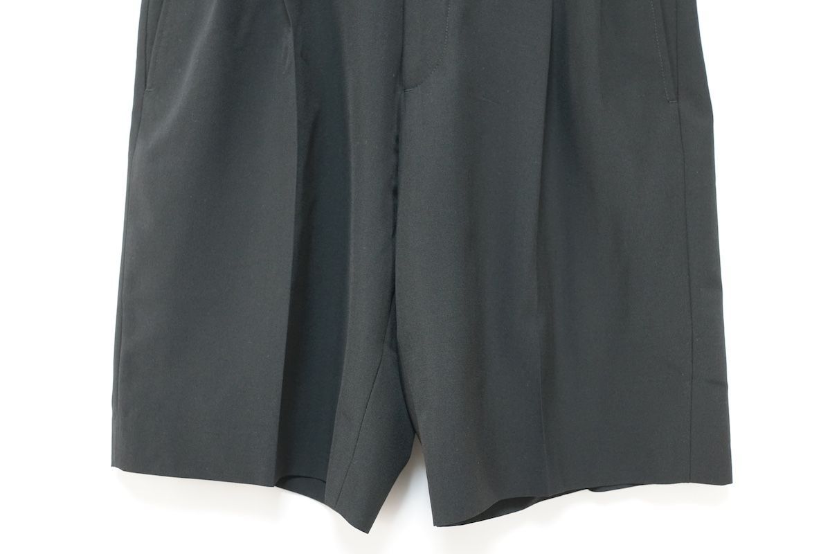 DIOR HOMME ディオールオム ウール モヘア ２タック ショート パンツ ブラック 44サイズ 463C155A3023