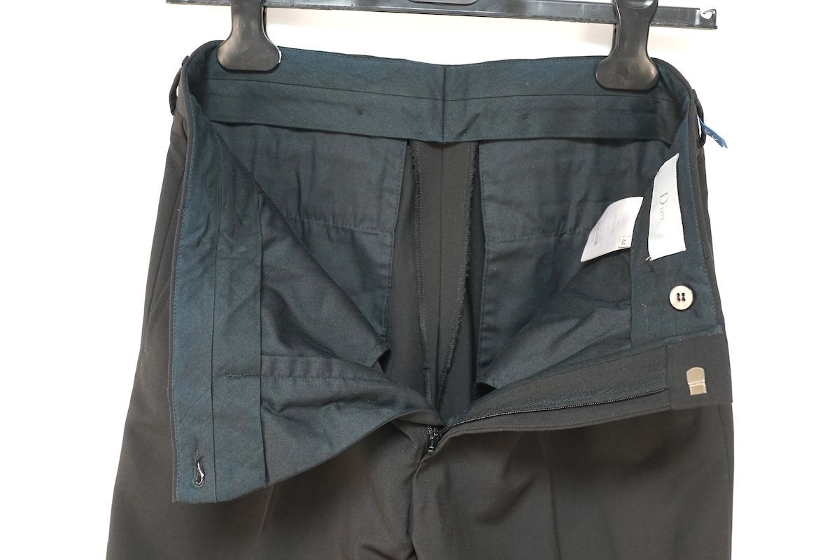DIOR HOMME ディオールオム ウール モヘア ２タック ショート パンツ ブラック 44サイズ 463C155A3023