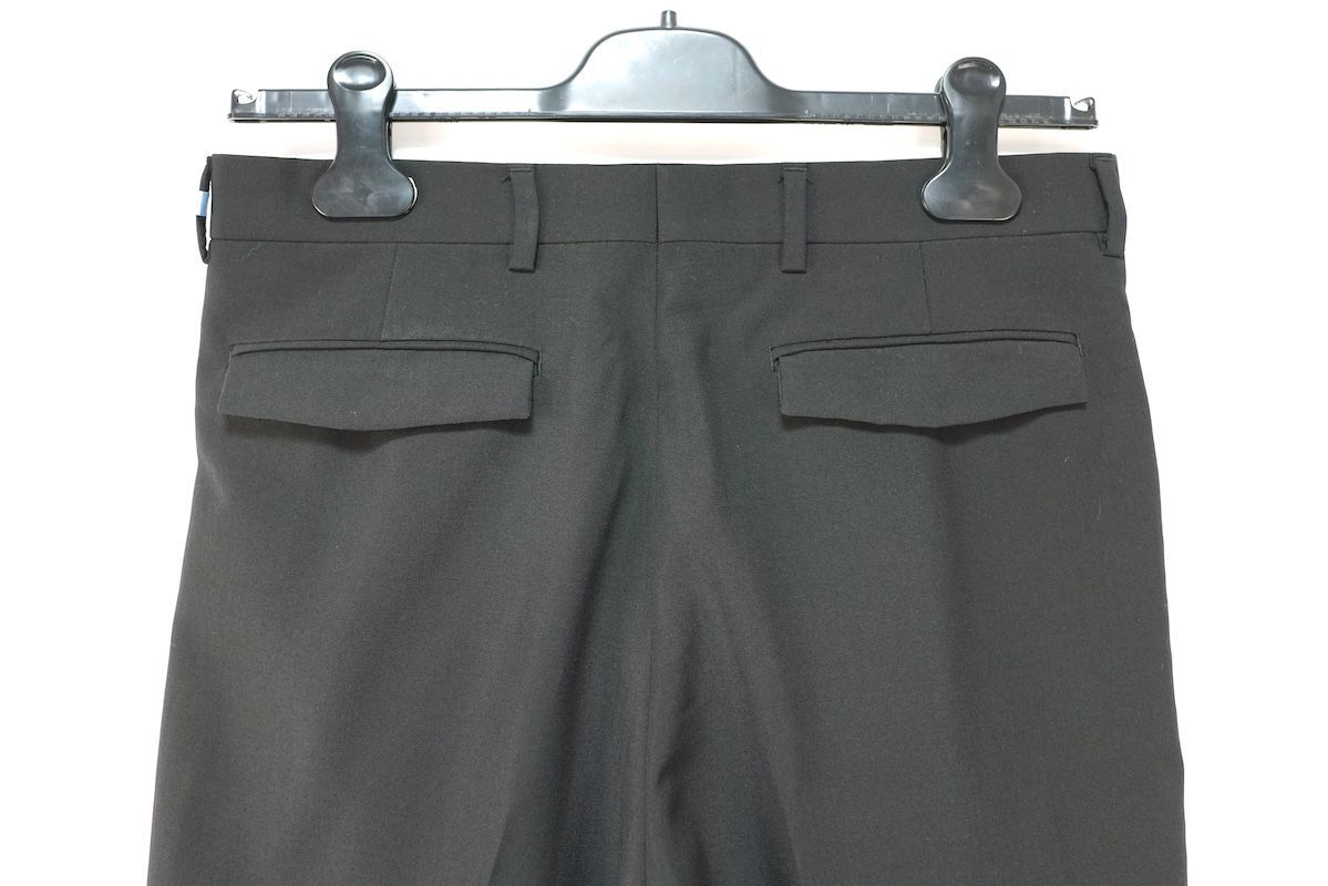 DIOR HOMME ディオールオム ウール モヘア ２タック ショート パンツ ブラック 44サイズ 463C155A3023