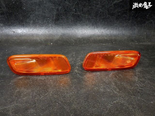 【破損無し！ 即発送！】◎希少◎ トヨタ 純正 JZZ30 30ソアラ 後期 ウィンカー サイドマーカー フロント 左右 セット TOYOTA 24-22 KOITO
