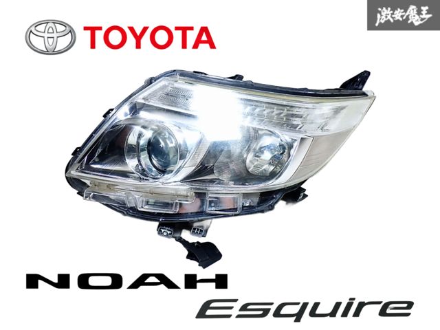 【点灯OK】トヨタ 純正 ZRR80W ZRR85W ノア エスクァイア 前期 LED ヘッドライト レンズ 左 左側 助手席側 ICHIKOH 28-227 E 即納 棚R-3 38,773円