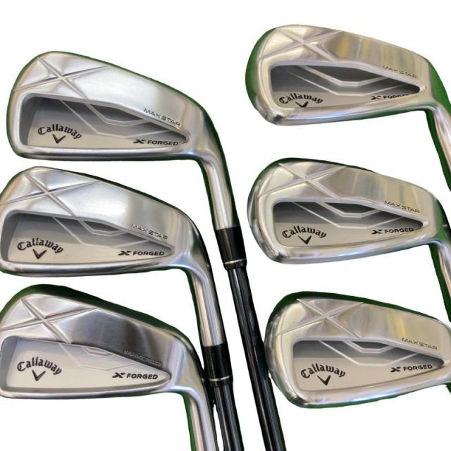 【中古】 キャロウェイ X FORGED MAX STAR(2025) 7S アイアンセット IR recoil DART 6T for CW (フレックスその他) メンズ 男性用 右利き 右用 Cランク ゴルフクラブ