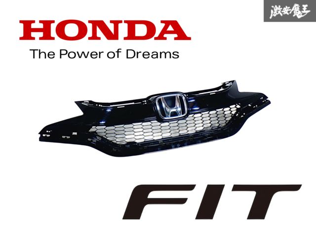 ホンダ 純正 GK3 GK4 GK5 GK6 GP5 GP6 フィット 中期 フロント ラジエーター グリル 外装 71121-T5B-J01 即納 棚T