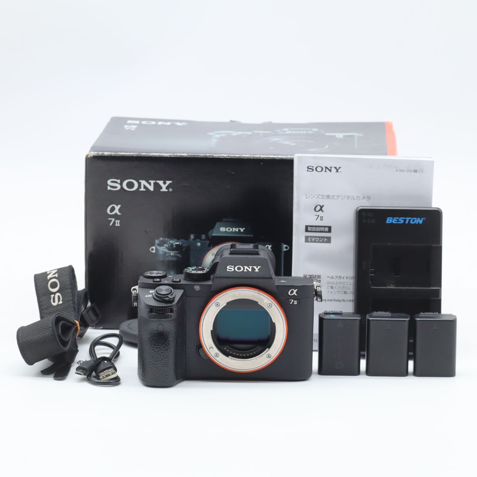 ショット数6160回 SONY α7II ボディ(レンズなし) ブラック ILCE-7M2 #5195