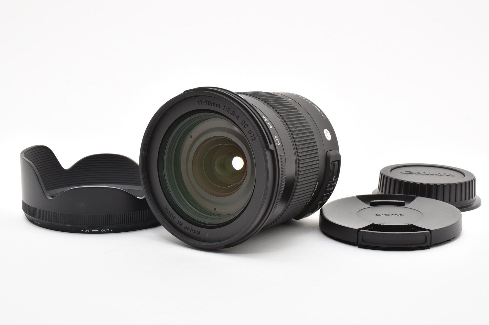 【返品保証】美品|SIGMA シグマ 17-70mm F2.8-4 DC MACRO HSM Contemporary Canon キヤノン #C260521-01