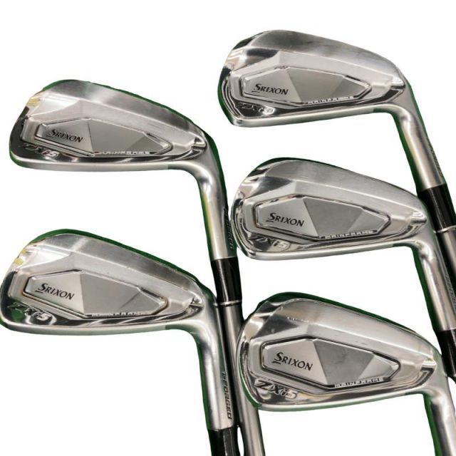 【中古】 ダンロップ SRIXON ZXi5 6S アイアンセット IR 純正特注シャフト (フレックスS) メンズ 男性用 右利き 右用 Cランク ゴルフクラブ